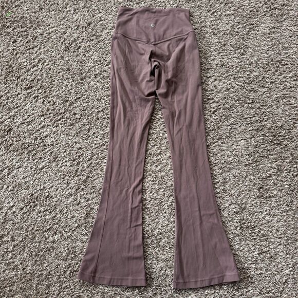Lululemon Size 4 Align Mini Flare Pant Regular 31” High Rise Mauve Pink LW5EUSS - Picture 2 of 7